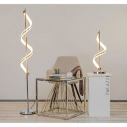 Pagazzi Lighting Pagazzi Indie 160Cm Led Polished Chrome Floor Lamp - thumbnail 4