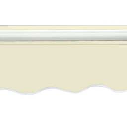 Sundaze 4.5X3M Garden Awning Replacement Fabric Top Cover Front Valance Cream - thumbnail 3
