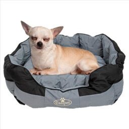 Actiaspet Black/grey Waterproof Dog Bed Small - thumbnail 2