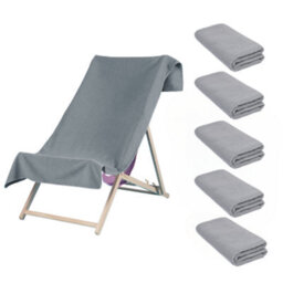 OHS 5 X Plain Microfiber Quick Dry Bath Beach Towel