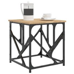 Berkfield Coffee Table Sonoma Oak 45X45X47.5 Cm Engineered Wood - thumbnail 3
