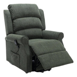 Morris Living The Perth - Dual Motor Riser Recliner Mobility Chair In Fern Green Fabric - thumbnail 3