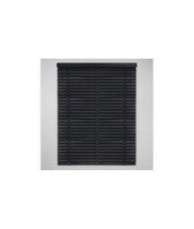 50mm Slat Black Real Wood Venetian Blind With Tapes 120Cm Drop 55Cm Wide - thumbnail 2