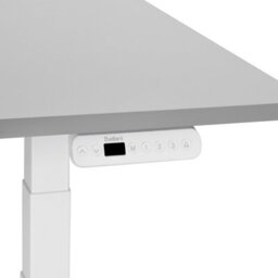 Beliani Electric Adjustable Standing Desk Destines 120 Cm 72 Cm Grey/ White - thumbnail 6