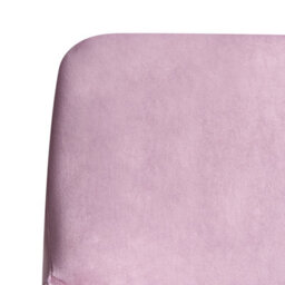Beliani Desk Chair Altona Velvet Pastel Pink - thumbnail 6