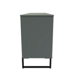 Beijing 6 Drawer Wide Sideboard In Reed Green (Ready Assembled) - thumbnail 2