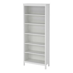 Wyld Haus Wildberry Matt White Wooden Bookcase 5 Shelves Modern Freestanding - thumbnail 4