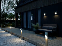 Nordlux Pontio Outdoor Patio Terrace Garden Light In Sanded (Height) 85Cm - thumbnail 4