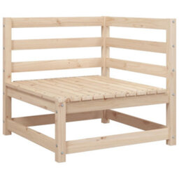 Berkfield 10 Piece Garden Sofa Set Solid Wood Pine - thumbnail 4