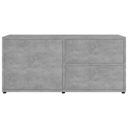 Berkfield Classic Tv Cabinet Concrete Grey 80X34X36 Cm Engineered Wood - thumbnail 7