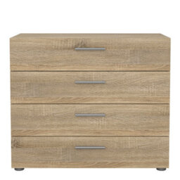 Furniture To Go Pepe Chest Of 4 Drawers In Oak - thumbnail 2