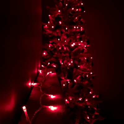 Samuel Alexander 16M 200 Leds Indoor Outdoor Supabrights Christmas Lights In Red With Timer - image 1