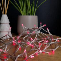 Samuel Alexander 16M 200 Leds Indoor Outdoor Supabrights Christmas Lights In Red With Timer - thumbnail 5