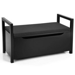 2 In1 Wooden Shoe Changing Bench Shoe Storage - thumbnail 1