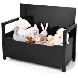 2 In1 Wooden Shoe Changing Bench Shoe Storage - thumbnail 3