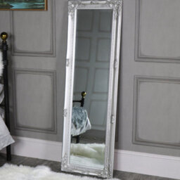 Melody Maison Tall Silver Wall / Leaner Mirror 47Cm X 142Cm - thumbnail 5