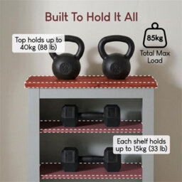 3Tier  Grey Wooden Bookcase Shelf Shelving Tall Display Storage Wood Unit Stand - thumbnail 5