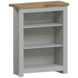3Tier  Grey Wooden Bookcase Shelf Shelving Tall Display Storage Wood Unit Stand - thumbnail 2
