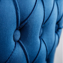 HomeTouch Set Of 4 Contemporary Velvet Upholstered Wing-Back Barstools Blue - thumbnail 7