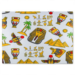 Benjamin Tate Design Egypt Glass Chopping Boarddesigner Style - thumbnail 2