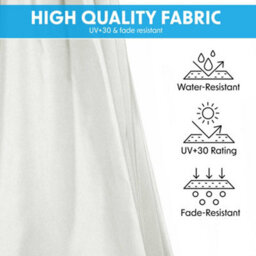 Dellonda 3M Banana Parasol/umbrella With Cover, Crank Handle, Cream - Dg265 - thumbnail 4