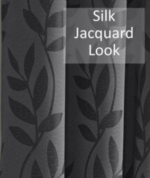 Luxury Living Tivoli Eyelet Ring Top Curtains Charcoal - thumbnail 6