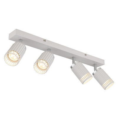 Luminosa Lighting Luminosa Korben Ceiling Spotlight Bar White Matt 4X Gu10 - image 1