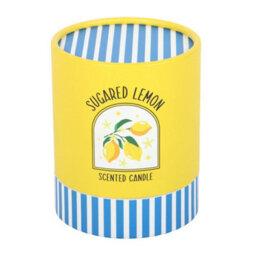 Something Different Sugared Lemon Scented Candle Blue/yellow (One Size) - thumbnail 1