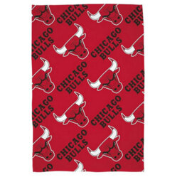Chicago Bulls Nba Fleece Blanket Red (150Cm X 100Cm) - thumbnail 1