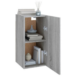 Berkfield Tv Cabinet Grey Sonoma 30.5X30X60 Cm Engineered Wood - thumbnail 8