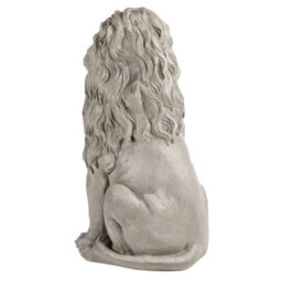 Beliani Garden Statue Leone Lion Light Grey - thumbnail 5