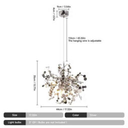Modern Led Pendant Light  Chandelier Ceiling Lamp For Dining Room And Kitchen - thumbnail 2