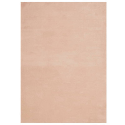 Berkfield Modern Rug Huarte Short Pile Soft And Washable Blush 200X280 Cm