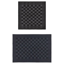 Berkfield Durable 10 Piece Towel Set Black And Grey Cotton