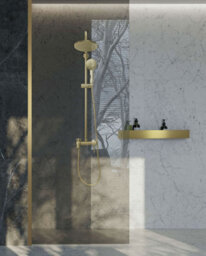Bathroom Shower Shelf Rea Sf02-600-Bg 60Cm Brush Gold - thumbnail 3
