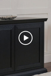 my furniture Sia Black Media Sideboard - Sideboard Cabinets Collection - thumbnail 3