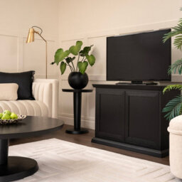my furniture Sia Black Media Sideboard - Sideboard Cabinets Collection - thumbnail 2