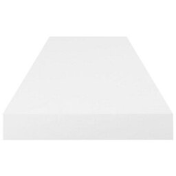 Vidaxl Floating Wall Shelves 4 Pcs High Gloss White 80X23.5X3.8 Cm Mdf - thumbnail 6