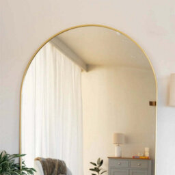 Jōbū Jobu Home - Akiko - Full Length Gold Metal Arched Mirror - 200Cm X 120Cm - thumbnail 4