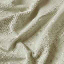 Homescapes Kashi Sage Green Cotton Throw With Tassels 225 X 360 Cm - thumbnail 4