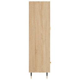 Berkfield Highboard Sonoma Oak 69.5X31X115 Cm Engineered Wood - thumbnail 7