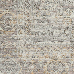 Cream Grey Luxurious Traditional Bordered Floral Rug Easy To Clean Living Room And Bedroom-300Cm X 381Cm - thumbnail 3