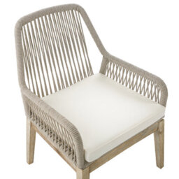 Beliani Set Of 2 Garden Chairs With Cushions Olbia Off-White - thumbnail 7