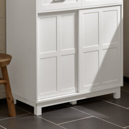 Sobuy Fsb84-W,sideboard Storage Cabinet  For Dining Room Living Room Hallway,white,w80Xd40Xh85 - thumbnail 5