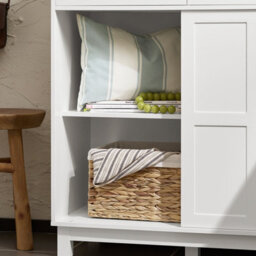 Sobuy Fsb84-W,sideboard Storage Cabinet  For Dining Room Living Room Hallway,white,w80Xd40Xh85 - thumbnail 9