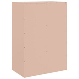 Berkfield Highboard Pink 67X39X95 Cm Steel - thumbnail 9