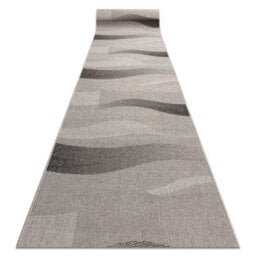 RugsX Runner Sizal Floorlux Design 20212 Silver / Black 120 Cm 120X1200 Cm - thumbnail 1