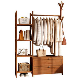 Modcraft Heavy Duty Clothes Rail With Drawers And Hooks - Bedroom/entryway - thumbnail 6