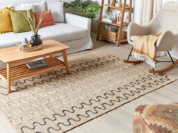 Beliani Rug Sogut Beige 140 X 200 Cm Jute - thumbnail 2