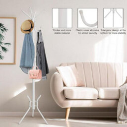 Coat Stand Metal Coat Rack Hangers For Clothes Stand 181Cm Tall Hall Tree Coat Hanger Stand With 11 Hooks For Jacket Hat Handbags - thumbnail 3